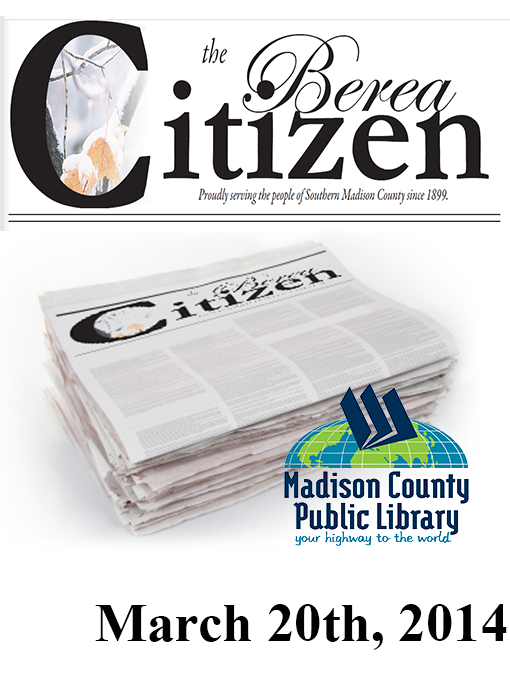 Title details for The Berea Citizen 2014 03/20 by Beth Myers - Available